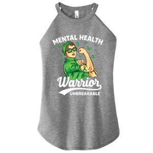 Mental Health Warrior Unbreakable Survivors Of Tal Health Gift Women's Perfect Tri Rocker Tank