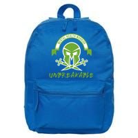 Mental Health Warrior Unbreakable Gift 16 in Basic Backpack