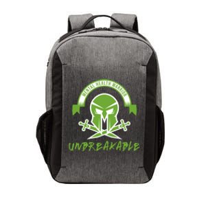 Mental Health Warrior Unbreakable Gift Vector Backpack