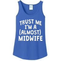 Midwife Healthcare Worker Labour Almost Obstetrician Gift Ladies Essential Tank