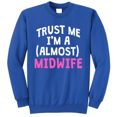 Midwife Healthcare Worker Labour Almost Obstetrician Cute Gift Sweatshirt