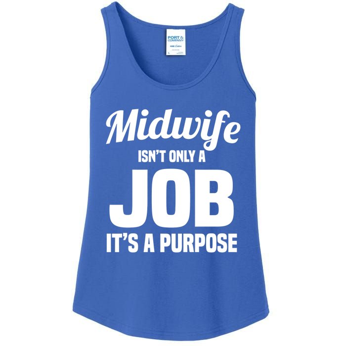 Midwife Healthcare Worker Labour Birth Job Purpose Gift Ladies Essential Tank