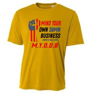 Myodb Harris Walz 2024 Mind Your Own Damn Business Cooling Performance Crew T-Shirt