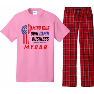 Myodb Harris Walz 2024 Mind Your Own Damn Business Pajama Set