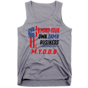 Myodb Harris Walz 2024 Mind Your Own Damn Business Tank Top