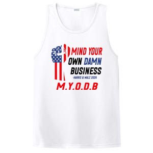 Myodb Harris Walz 2024 Mind Your Own Damn Business PosiCharge Competitor Tank