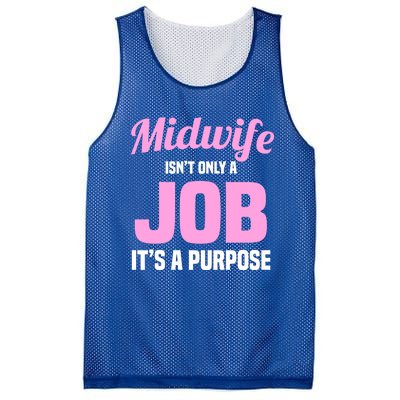 Midwife Healthcare Worker Labour Birth Job Purpose Meaningful Gift Mesh Reversible Basketball Jersey Tank