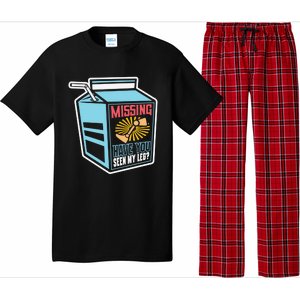 "Missing Have You Seen My Leg" Leg Amputation Humor Meaningful Gift Pajama Set