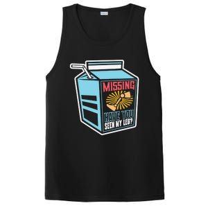 "Missing Have You Seen My Leg" Leg Amputation Humor Meaningful Gift PosiCharge Competitor Tank