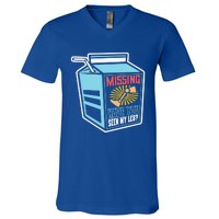 "Missing Have You Seen My Leg" Leg Amputation Humor Meaningful Gift V-Neck T-Shirt