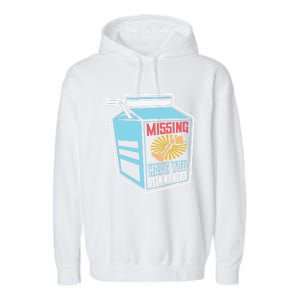 "Missing Have You Seen My Leg" Leg Amputation Humor Meaningful Gift Garment-Dyed Fleece Hoodie