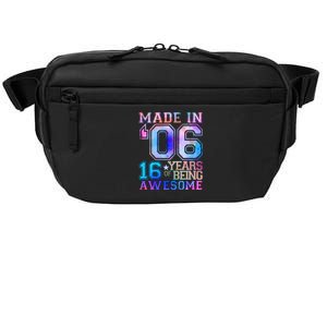 Made In 06 2006 16 Years Of Being Awesome Sweet Sixteen Birthday Crossbody Pack