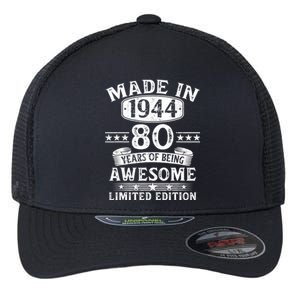 Made In 1944 80 Years Old Gifts 80th Birthday Gift Flexfit Unipanel Trucker Cap