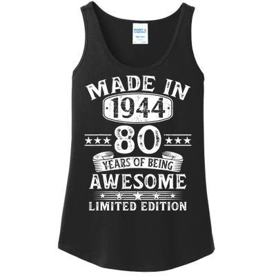 Made In 1944 80 Years Old Gifts 80th Birthday Gift Ladies Essential Tank