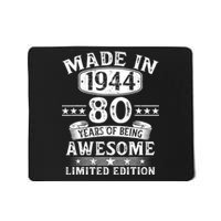 Made In 1944 80 Years Old Gifts 80th Birthday Gift Mousepad