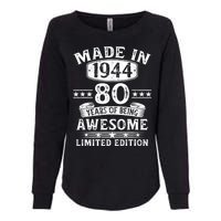 Made In 1944 80 Years Old Gifts 80th Birthday Gift Womens California Wash Sweatshirt