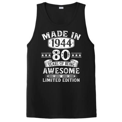 Made In 1944 80 Years Old Gifts 80th Birthday Gift PosiCharge Competitor Tank