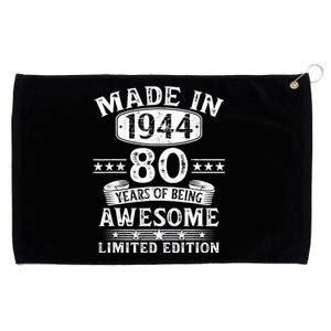 Made In 1944 80 Years Old Gifts 80th Birthday Gift Grommeted Golf Towel