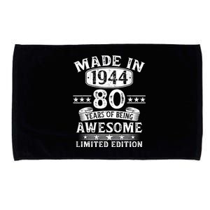 Made In 1944 80 Years Old Gifts 80th Birthday Gift Microfiber Hand Towel