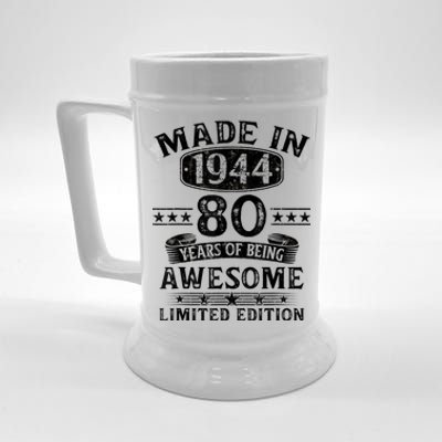 Made In 1944 80 Years Old Gifts 80th Birthday Gift Beer Stein