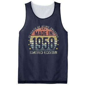 Made In 1958 65 Years Old 65th Birthday Gifts For Love Mesh Reversible Basketball Jersey Tank