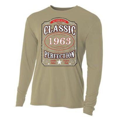 Made In 1963 60th Birthday 60 Years Old Bday Women Cooling Performance Long Sleeve Crew