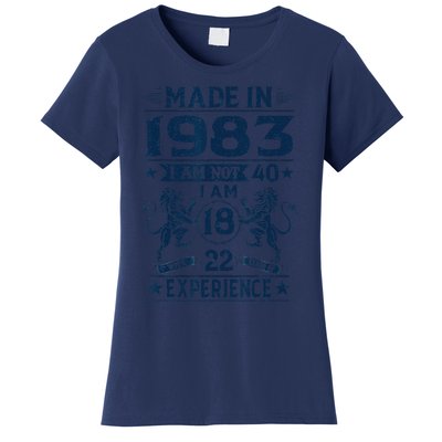 Made In 1983 Im Not 40 Im 18 With 22 Years Old Birthday Women's T-Shirt