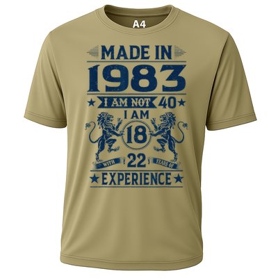 Made In 1983 Im Not 40 Im 18 With 22 Years Old Birthday Cooling Performance Crew T-Shirt