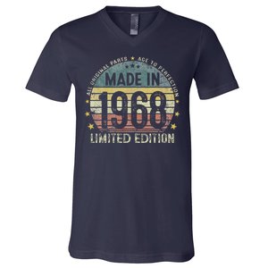 Made In 1968 55 Years Old 55th Birthday Gifts For V-Neck T-Shirt