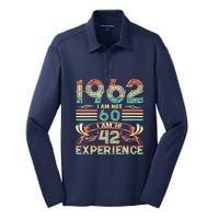 Made In 1962 I Am Not 60 I'm 18 With 42 Year Of Experience Silk Touch Performance Long Sleeve Polo