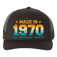 Made In 1970 All Original Parts Birth Year Typography Yupoong Adult 5-Panel Trucker Hat