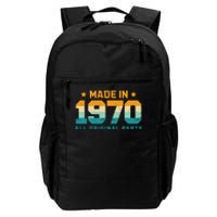 Made In 1970 All Original Parts Birth Year Typography Daily Commute Backpack