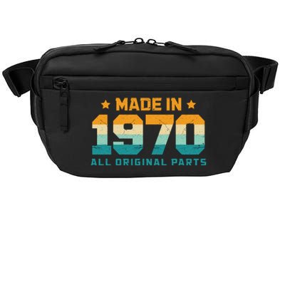 Made In 1970 All Original Parts Birth Year Typography Crossbody Pack