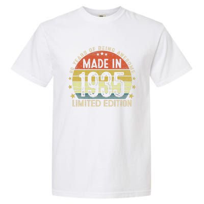 Made In 1935 Limited Edition 90th Birthday 90 Year Old Gifts Garment-Dyed Heavyweight T-Shirt