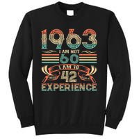 Made In 1963 I Am Not 60 I'm 18 With 42 Year Of Experience Sweatshirt