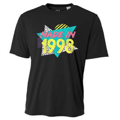 Made In 1998 Retro Vintage 26th Birthday Cooling Performance Crew T-Shirt