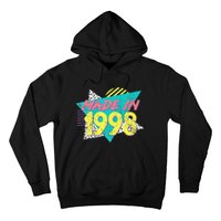 Made In 1998 Retro Vintage 26th Birthday Hoodie