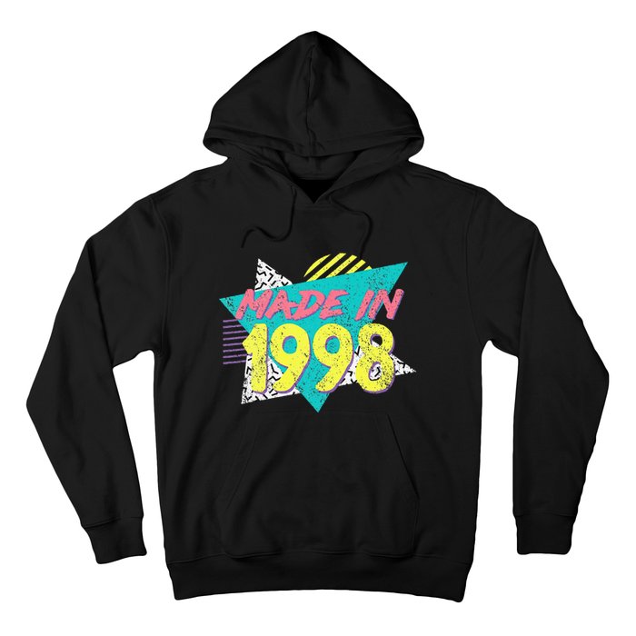 Made In 1998 Retro Vintage 26th Birthday Hoodie