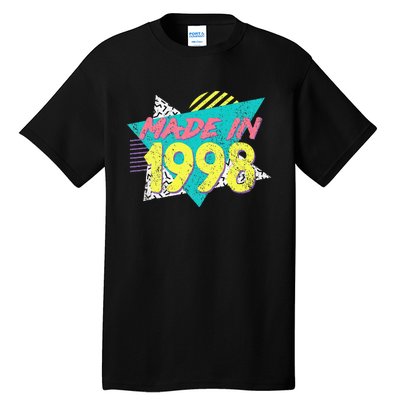 Made In 1998 Retro Vintage 26th Birthday Tall T-Shirt