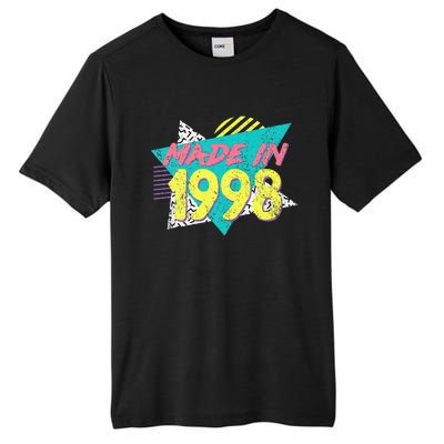 Made In 1998 Retro Vintage 26th Birthday Tall Fusion ChromaSoft Performance T-Shirt