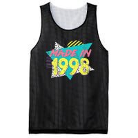 Made In 1998 Retro Vintage 26th Birthday Mesh Reversible Basketball Jersey Tank