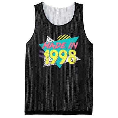 Made In 1998 Retro Vintage 26th Birthday Mesh Reversible Basketball Jersey Tank