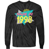 Made In 1998 Retro Vintage 26th Birthday Tie-Dye Long Sleeve Shirt