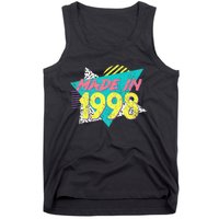 Made In 1998 Retro Vintage 26th Birthday Tank Top