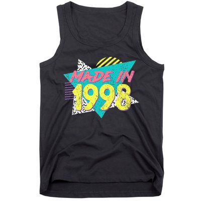 Made In 1998 Retro Vintage 26th Birthday Tank Top