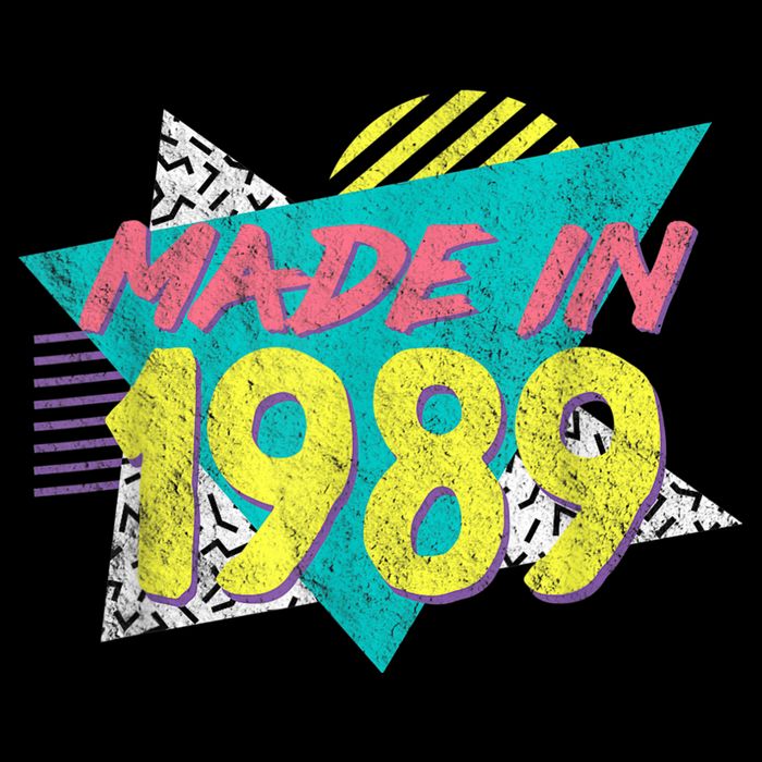 Made In 1989 Retro Vintage 34th Birthday Backpack
