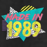 Made In 1989 Retro Vintage 34th Birthday Beanie