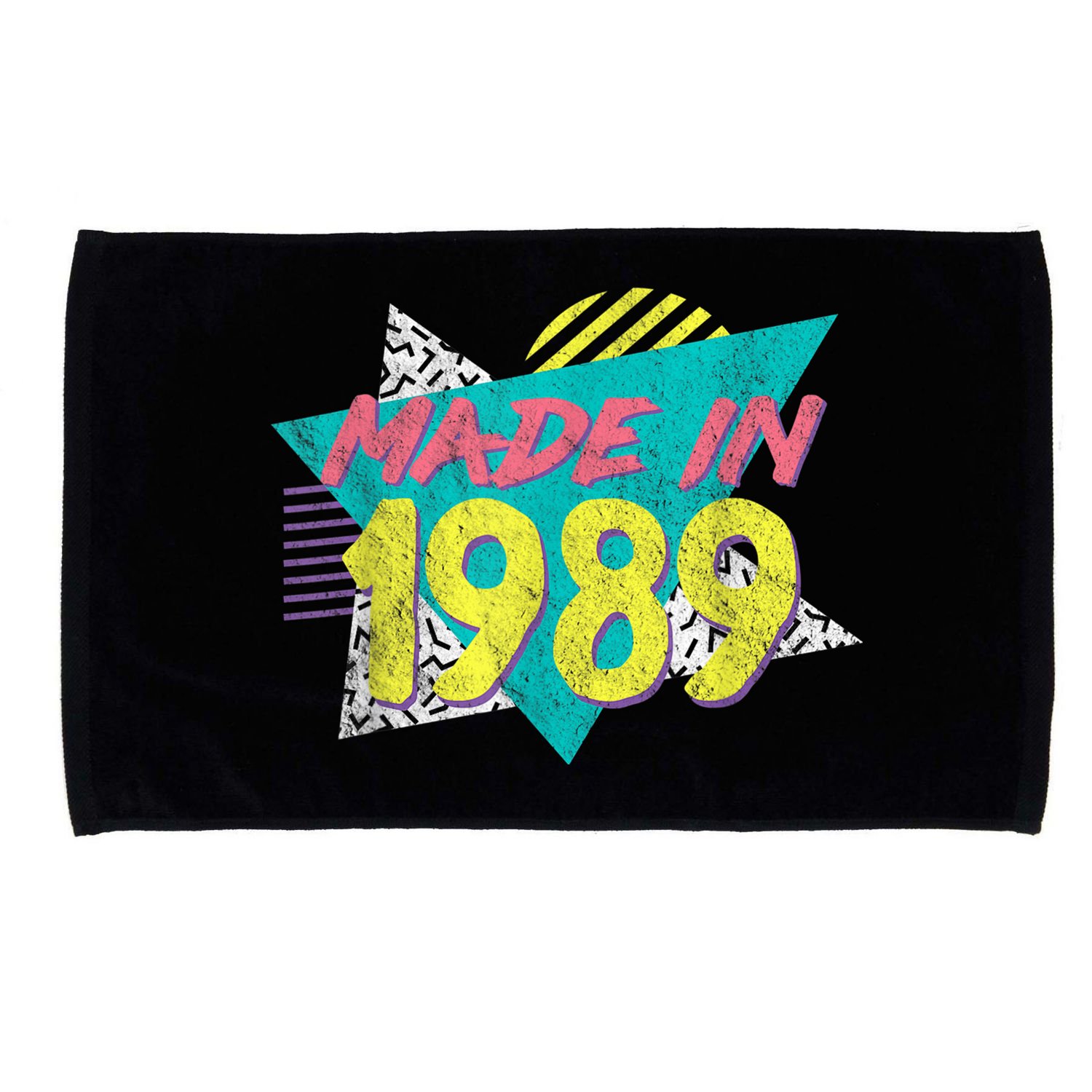 Made In 1989 Retro Vintage 34th Birthday Microfiber Hand Towel