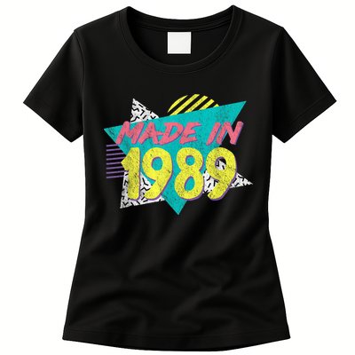 Made In 1989 Retro Vintage 34th Birthday Womens T-Shirt
