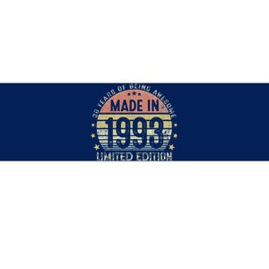 Made In 1993 30 Years Old 30th Birthday Gifts For Bumper Sticker